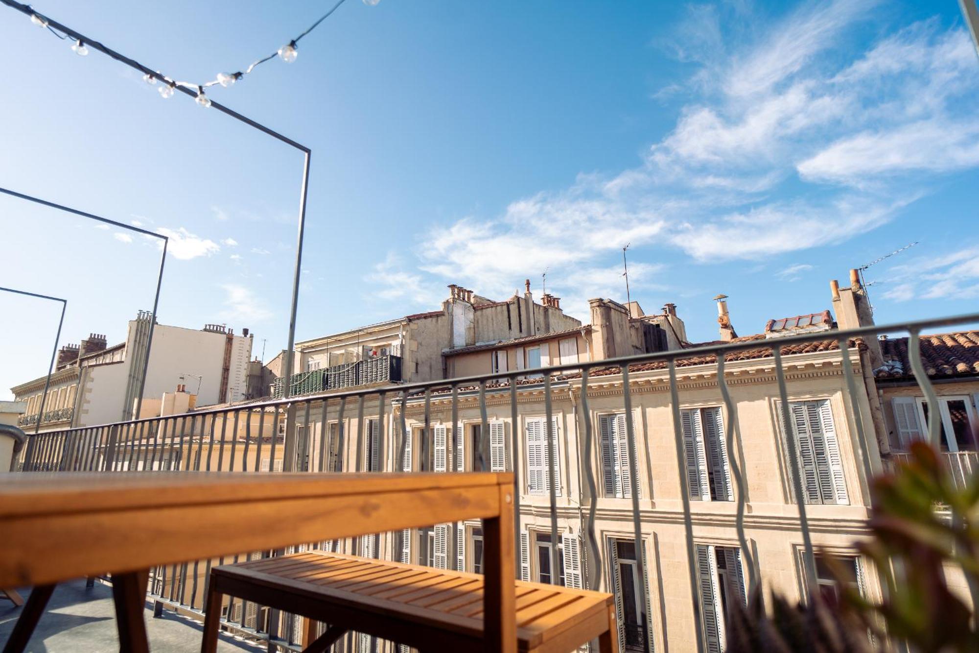 Terrasse - Hyper Centre - 2 Chambres - Parking Gratuit - Calme & Lumineux - Arrivee Autonome Marselha Exterior foto
